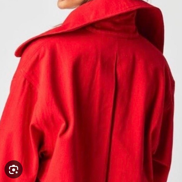 Free People Highland Twill Peacoat - Picture 5 of 8